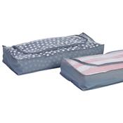 Storage Case Set 2 Under Bed or Wardrobe Storage