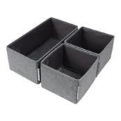 Drawer Organizers- Set of 3- Grey or Beige