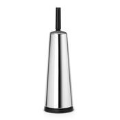 Profile Toilet Brush with Open Holder - Brillant Steel image