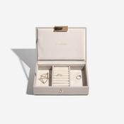 Stackers Mini Jewellery Lidded Box Taupe or Blush