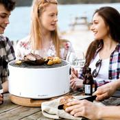 Table Top Portable BBQ - White image