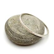 Handmade Silver “Forge” Bangle image