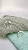 Handmade Silver “Contrast” Earrings 