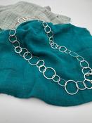 Hand forged Silver Chain “ Eclipse L”. image
