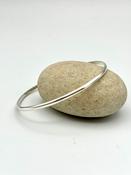 Handforged silver “Space” bangle image