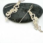 “Cascade” Handmade Sterling Silver Earrings. image