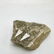 “Sharp Lines” Handmade Textured earrings 