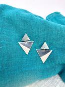 Handmade Silver “Sleek Lines 3” Earrings 