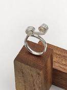 “Twist” Sterling Silver Ring. image