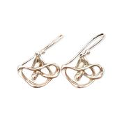 “Swirls 2” Handmade Silver Earrings image