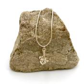 “Descending” Handmade Silver Pendant . image