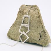 Handmade “Spirit 3” Silver Chain Necklace image
