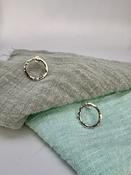 “Ellipse” Handmade Silver Earrings 