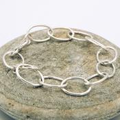 Handmade ”Infinity” Silver Chain Bracelet image