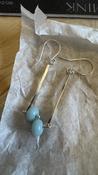 Handmade Silver “Linear 1” earrings 