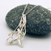 “Flow” Sterling Silver Pendant. image