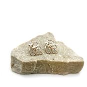 “Leaves” Handmade Silver Earrings . image