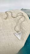 Handmade Silver “Sleek lines 2” Pendant 