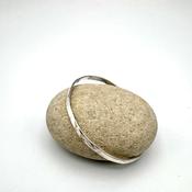 Handmade Silver “Strike” Bangle image