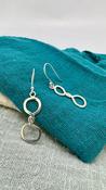 Handmade Silver “Twist” earrings  image