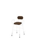 Perching Stool With Arms/Padded Back.