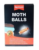 Rentokil Moth Balls Pack of 20
