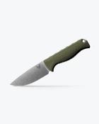 Benchmade Steep Country Dark Olive Santoprene® Drop-point Knife