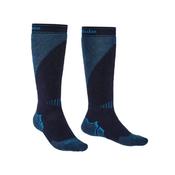 Bridgedale Mens SKI Midweight Merino Performance - Navy/Steel: Medium - 6 - 8.5UK