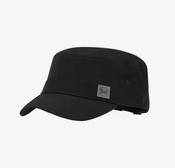 Buff Military Cap Solid - Black: XL (10.5 - 12UK)