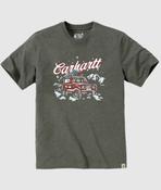 Carhartt Mens Dearborn Relaxed Holiday T-Shirt - Basil Heather: S