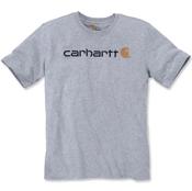 Carhartt Mens Dearborn Relaxed Logo T-Shirt - Heather Grey