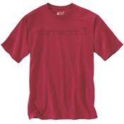 Carhartt Mens Dearborn Relaxed Logo T-Shirt - Industry Red