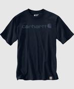 Carhartt Mens Dearborn Relaxed Logo T-Shirt - Navy/Dark Blue: L