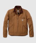 Carhartt Mens Iconic J01 Duck Detroit Jacket - Carhartt Brown: S