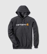 Carhartt Mens Marquette Logo Sweatshirt - Carbon Heather/Carhartt Gold: L