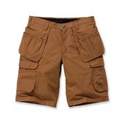 Carhartt Mens Relaxed 12" Steel Rugged Flex Ripstop Cargo Shorts - Carhartt Brown