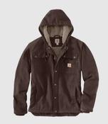 Carhartt Mens Washed Duck Bartlett Jacket - Dark Brown: M