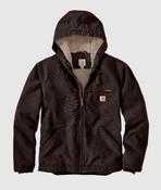 Carhartt Mens Washed Duck Sierra Jacket - Dark Brown image