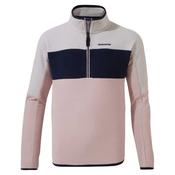 Craghoppers Kids Linden Half Zip Fleece - PinkC/LunarG