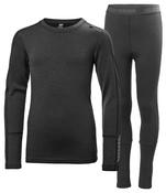 Helly Hansen Jr Lifa Merino Midweight Set - Black: Age 10 / 140