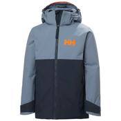 Helly Hansen Jr Traverse Ski Jacket - Navy: Age 12 / 152