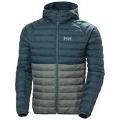 Helly Hansen Mens Banff Hooded Insulator - Dark Creek / Grey Cactus image