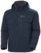 Helly Hansen Mens HP Racing Lifaloft Hooded Waterproof Jacket - Navy: M image