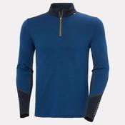 Helly Hansen Mens Lifa Merino Midweight 1/2 Zip Baselayer - Dark Blue: M