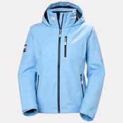 Helly Hansen Womens Crew Hooded Midlayer Jacket 2.0 - Bright Blue image