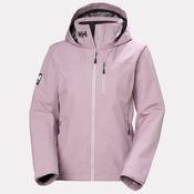 Helly Hansen Womens Crew Hooded Midlayer Jacket 2.0 - Purple Clay: L image