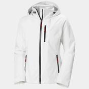 Helly Hansen Womens Crew Hooded Midlayer Jacket 2.0 - White: XL image