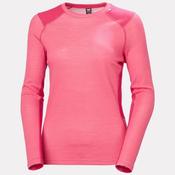 Helly Hansen Womens Lifa Merino Midweight Crew Baselayer - Hot Pink image
