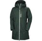 Helly Hansen Womens Long Belfast Winter Jacket - Dark Jungle: M image