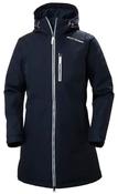 Helly Hansen Womens Long Belfast Winter Jacket - Navy: S